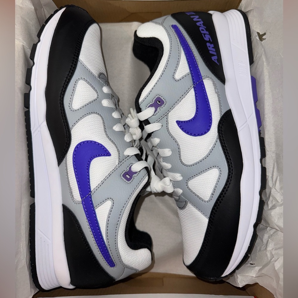 Men’s Nike Air Span II White Purple
